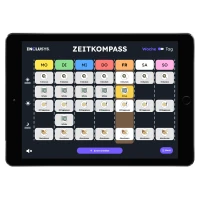 Tablet ,,Produktbild Inclusys Zeitkompass"